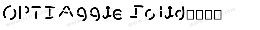 OPTIAggie Solid字体转换